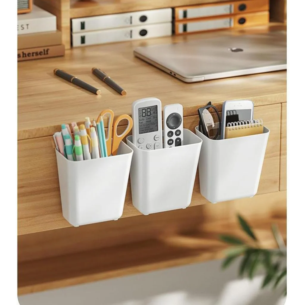 CARLA HOME 4-Pack Self-Adhesive Wall Storage Box