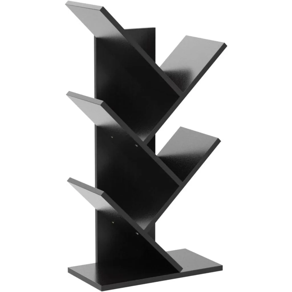 CARLA HOME 5-Tier Tree Bookshelf Storage Rack for Home