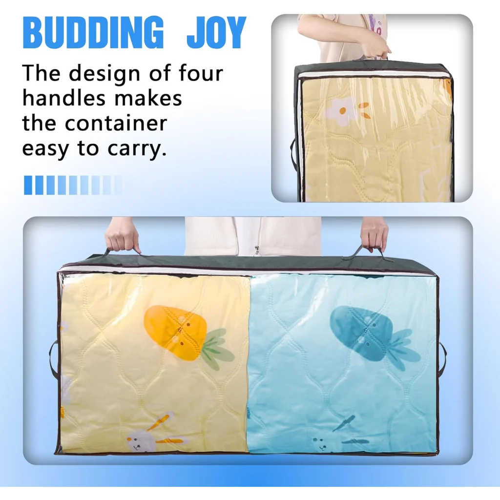 CARLA HOME 8 Pack Underbed Storage Bins with 90L Large