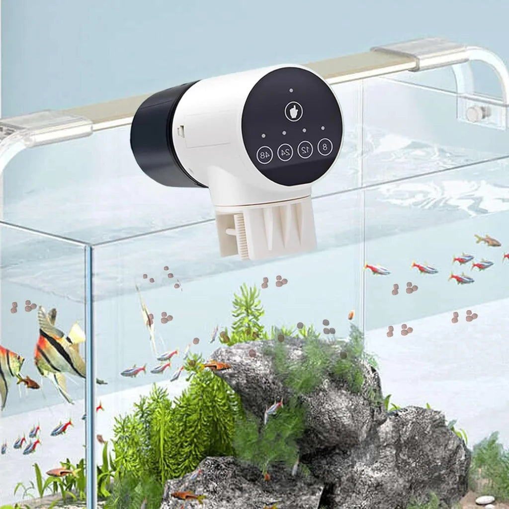CARLA HOME Automatic Fish Feeder with Timer Moistureproof