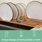 CARLA Foldable Bamboo Dish Drying Rack kitchen 151