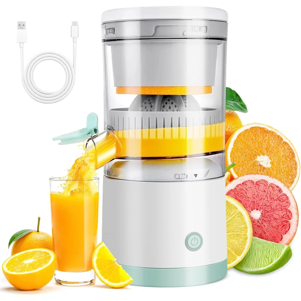 CARLA HOME Hands-Free Citrus Juicer with USB Rechargeable