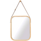 CARLA HOME Hanging Wall Mirror with Bamboo Frame