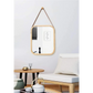 CARLA HOME Hanging Wall Mirror with Bamboo Frame