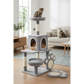 CARLA HOME Large Cat Tree Tower for Indoor Cats with Plush