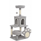 CARLA HOME Large Cat Tree Tower for Indoor Cats with Plush