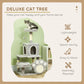 CARLA HOME Large Cat Tree Tower for Indoor Cats with Plush