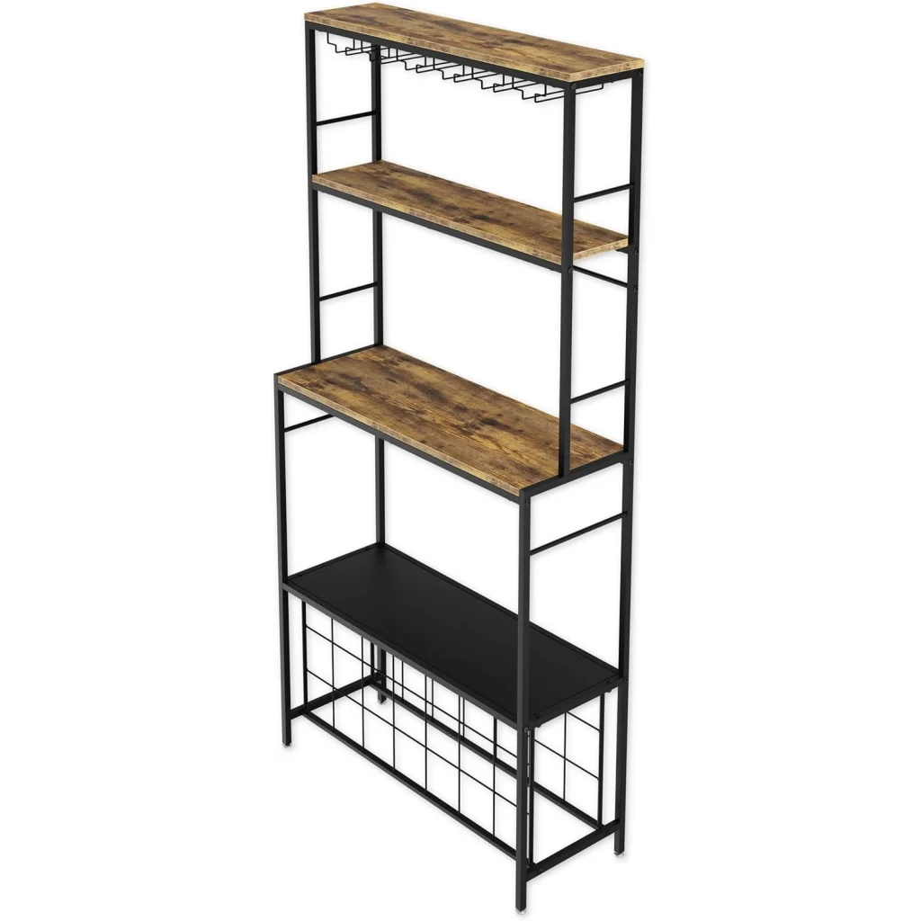 CARLA HOME Large Wine Rack for 20 Bottles with Wood