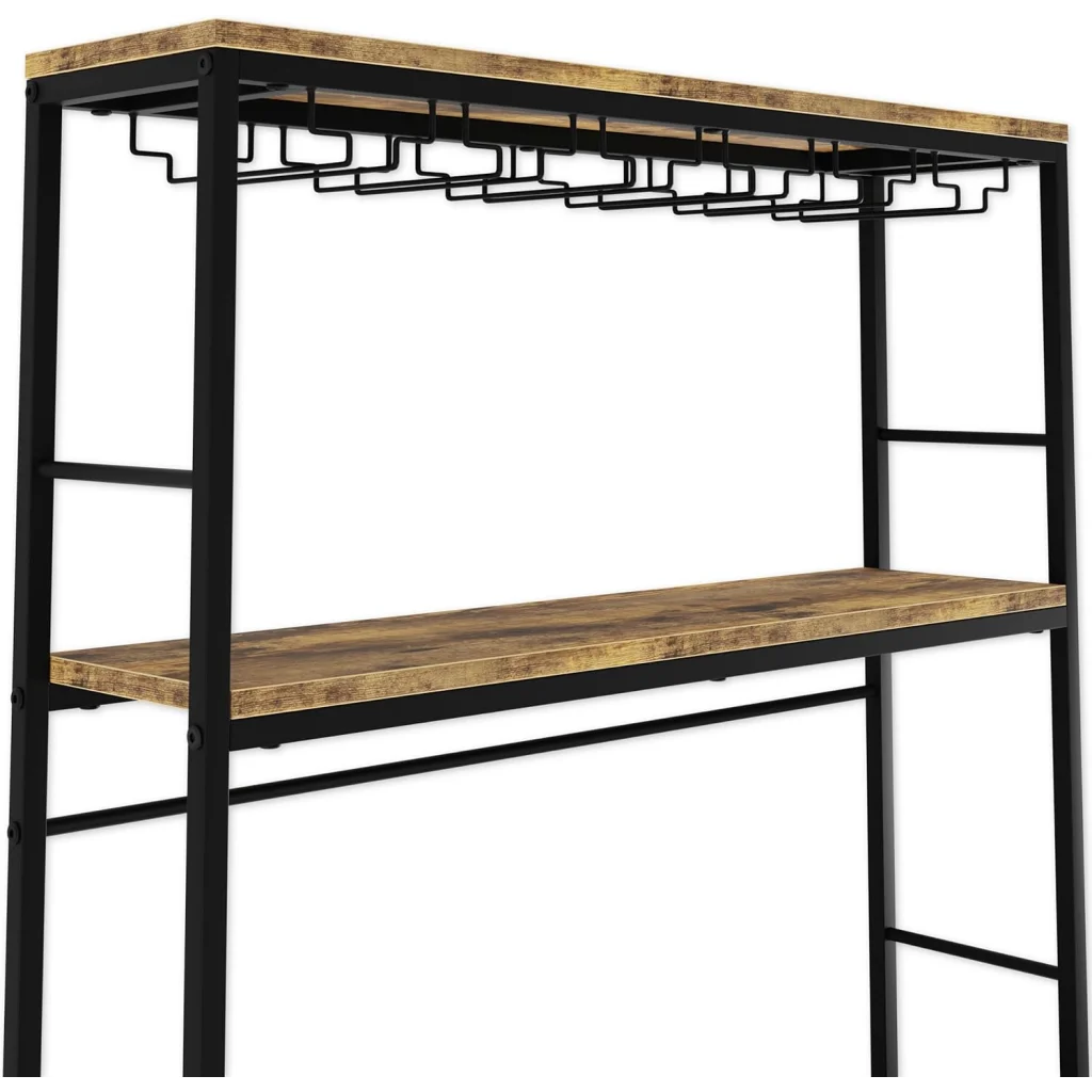 CARLA HOME Large Wine Rack for 20 Bottles with Wood
