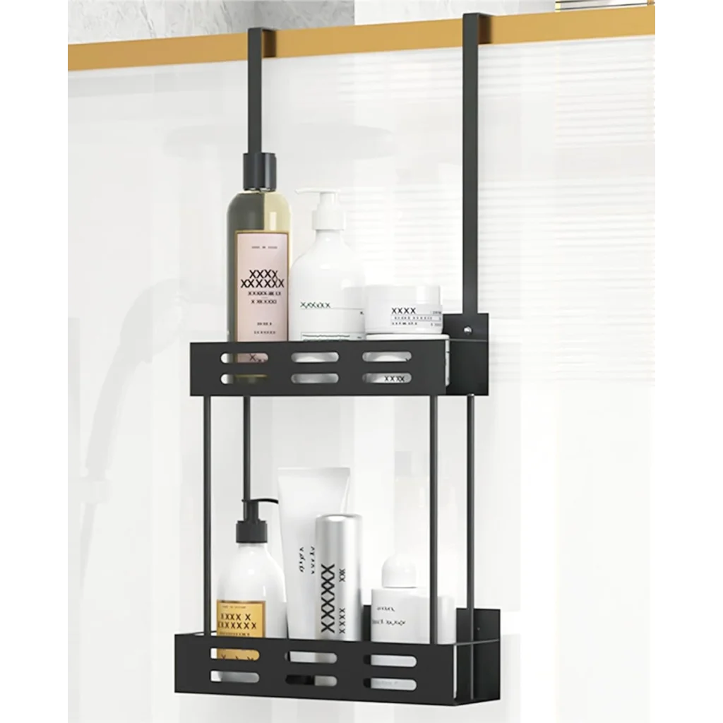CARLA HOME Over the Door 2-tier Shower Caddy Organizer