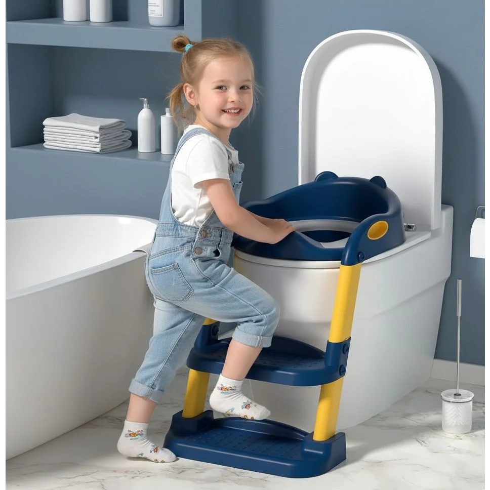 CARLA HOME Potty Training Seat with Step Stool Ladder