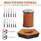 CARLA HOME Rolling Knife Sharpener Kit with 5 Magnetic