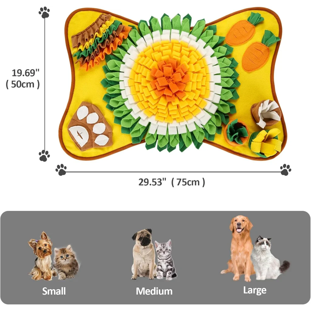 CARLA HOME Snuffle Interactive Feeding Mat Toy for Dogs &