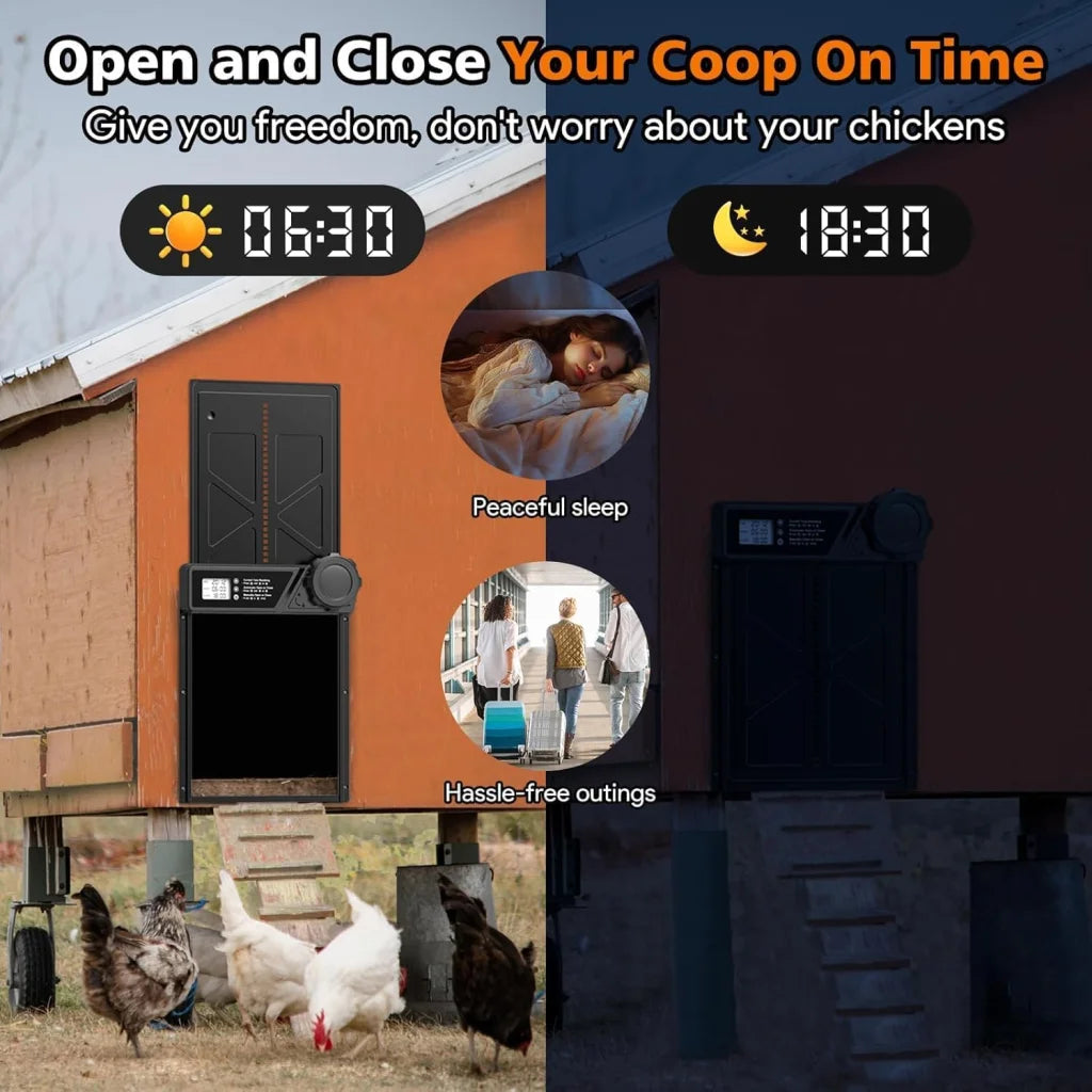 CARLA Solar Automatic Chicken Coop Door