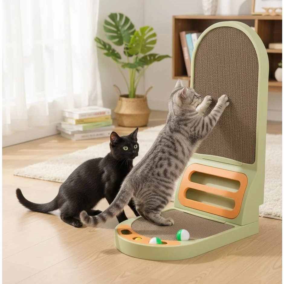 CARLA HOME Vertical Cat Scratching Board with Durable