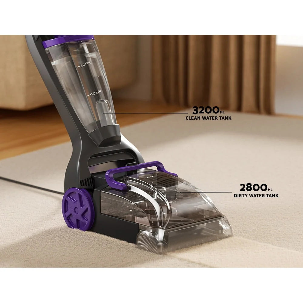 Carpet Washer Handheld Vacuum Cleaner Sweeper Wet Twin