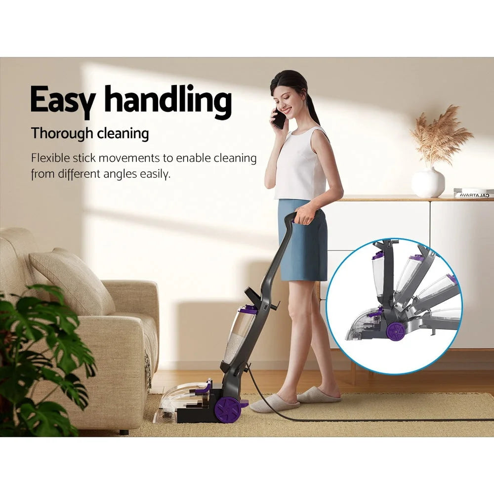Carpet Washer Handheld Vacuum Cleaner Sweeper Wet Twin