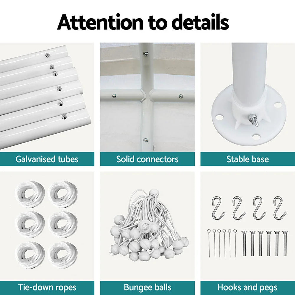 Carport Kits Steel Shelter Gazebo Canopy Garage Portable