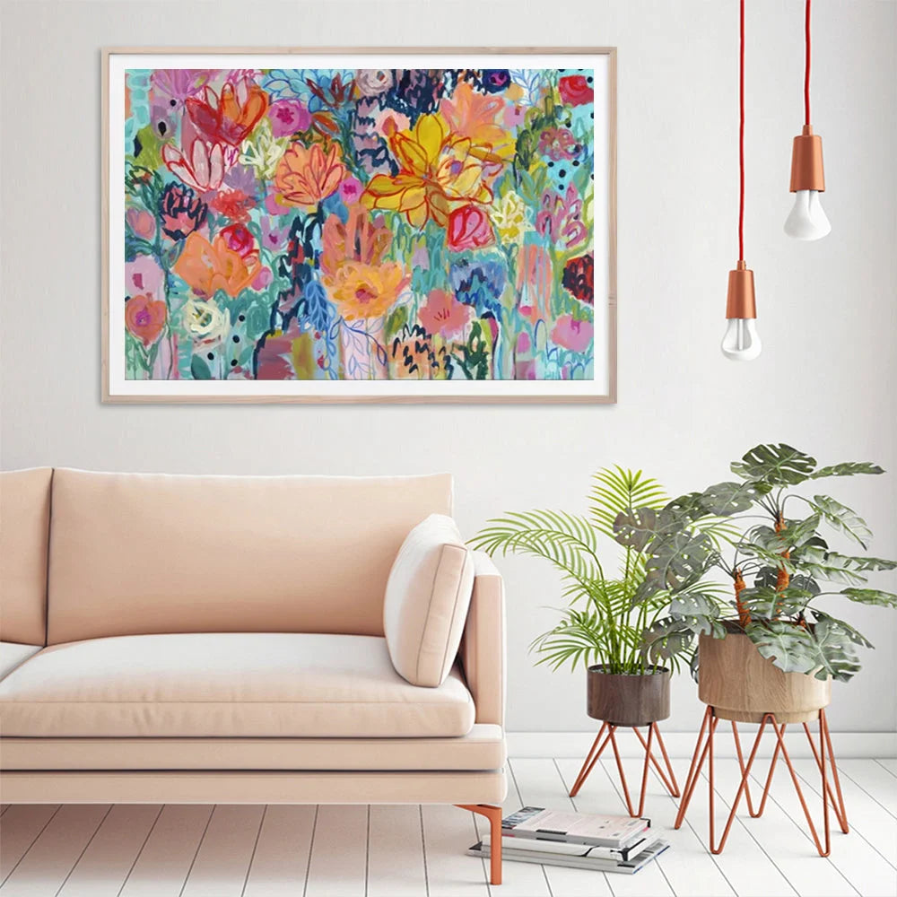 Carrie Schmitt Wall Art Canvas Wood Frame 100cmx150cm