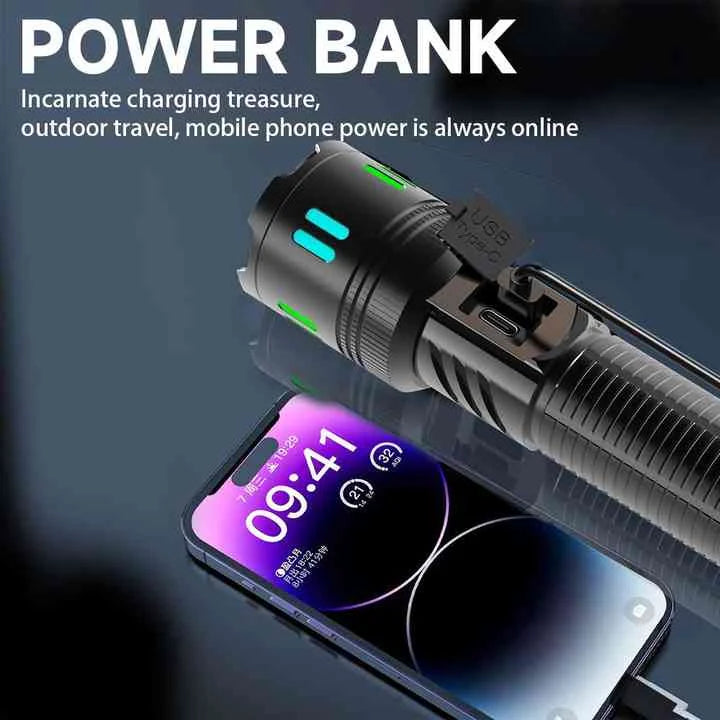 Carton Box Rechargeable High-Power Emergency Flashlight –
