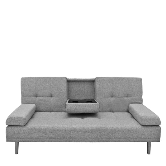 Grey casa decor mendoza with caster wheels and side handle rail
