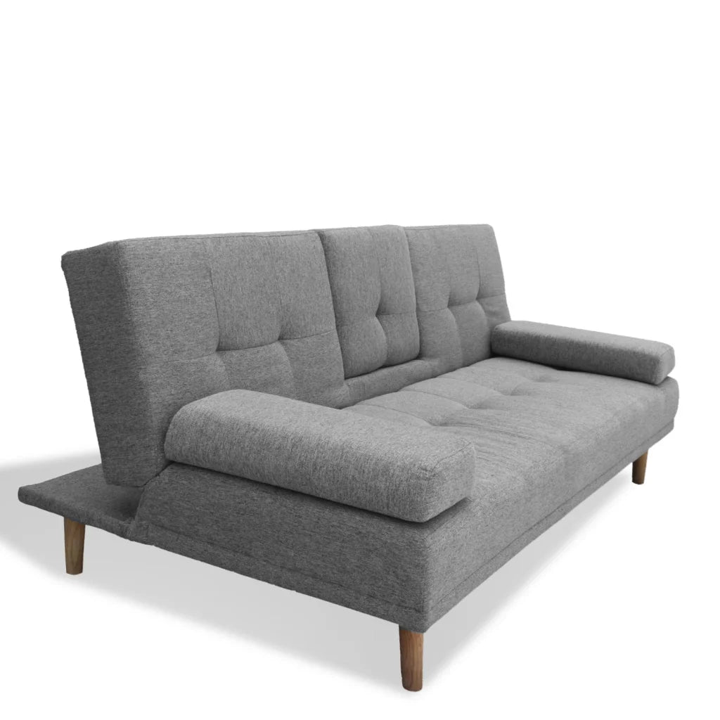 Grey casa decor mendoza with storage shelves and support legs