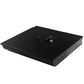 Cash Tray 4 Bills 8 Coins with Lockable Lid Heavy Duty Spare Tray - Black - Premium