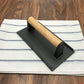 Cast Iron Bacon Press Premium Meat Steak Grill BBQ Weight with Wood Handle