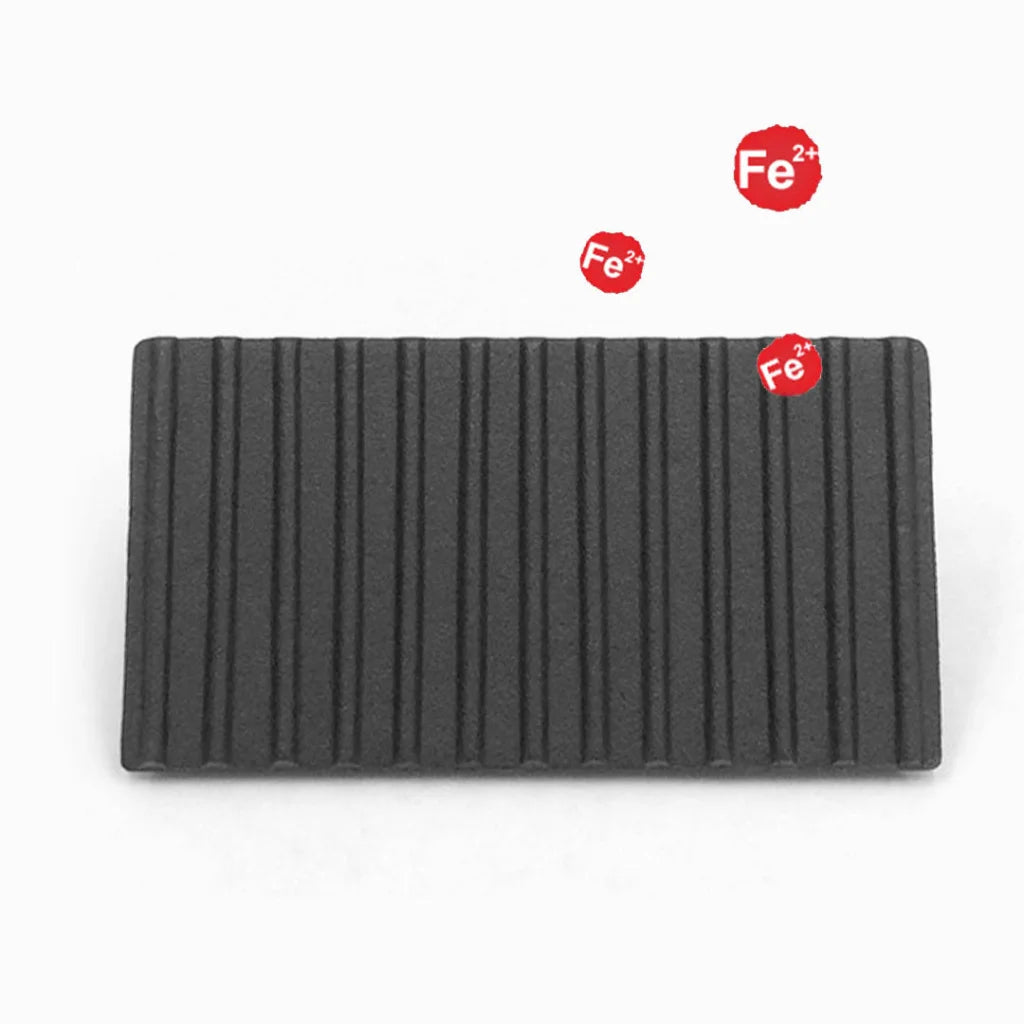 Cast Iron Bacon Press Set Premium 2X Meat Steak Grill BBQ Weight with Wood Handle