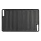 Cast Iron BBQ Grill Plate 45cm Rectangular Portable Fry Cooking Pan Tray with Handle
