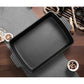 Cast Iron Bread Cake Baking Dish Premium 38cm Rectangle Lasagna Roasting Pan