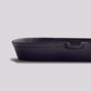 Cast Iron Frying Pan Premium 23.5cm Square Ribbed Skillet Steak Sizzle Platter with Handle