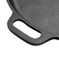 Cast Iron Frying Pan Skillet Coating Steak Sizzle Platter 30cm - Premium