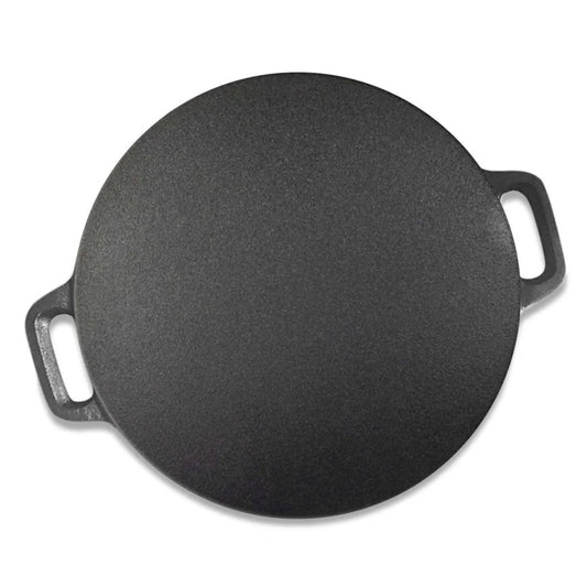 Cast Iron Induction Crepes Pan Premium 37cm Baking Cookie Pancake Pizza Bakeware