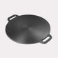 Cast Iron Induction Crepes Pan Set Premium 2X 37cm Baking Cookie Pancake Pizza Bakeware