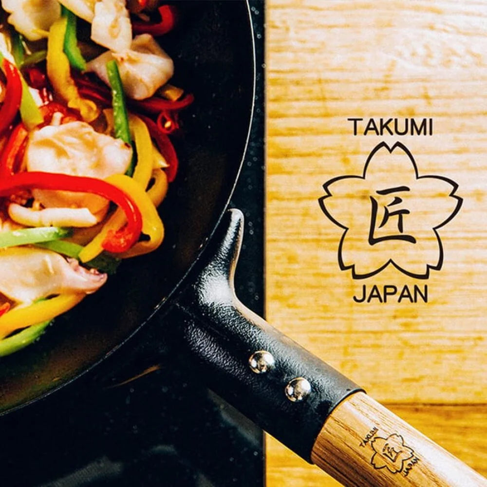 Cast Iron Wok Takumi Premium Magma Plate Made in Japan