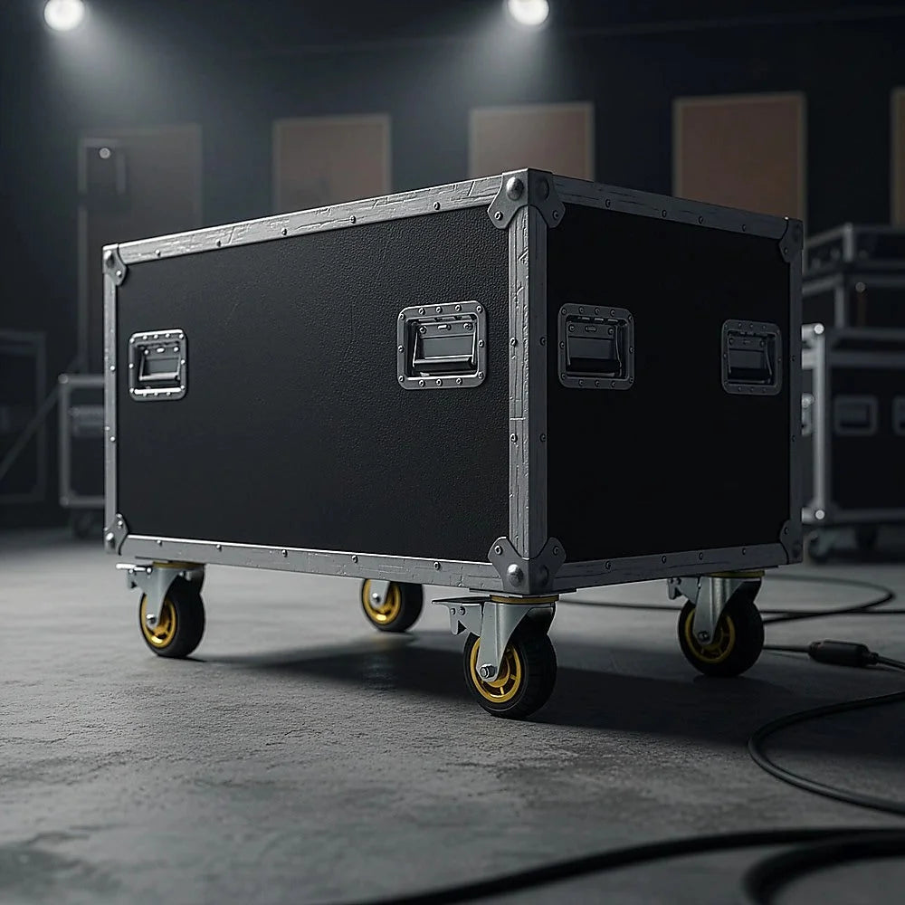 Castor Wheels 4 x 6’’ 150mm Swivel Silent C2 Brakes 800KG