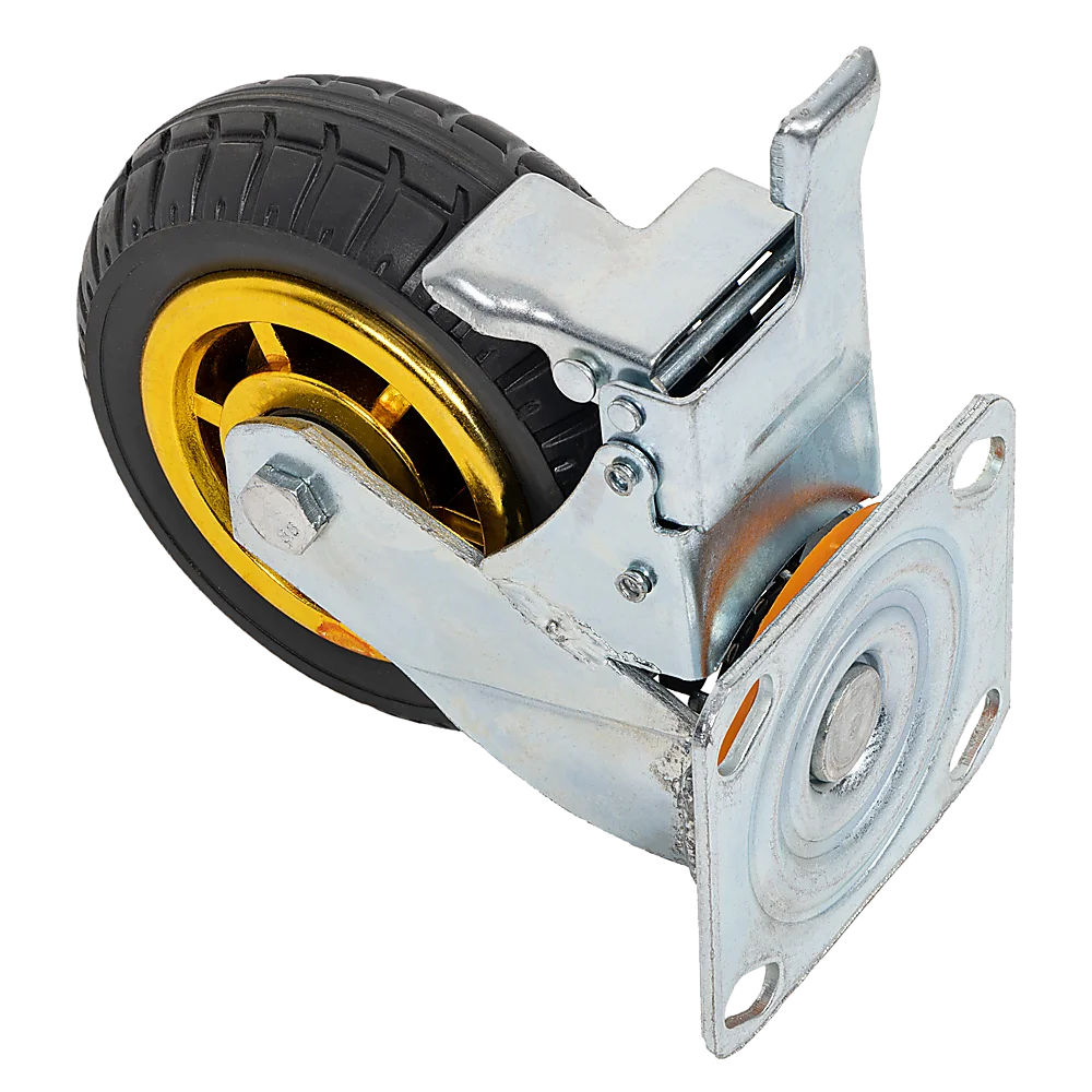 Castor Wheels 4 x 6’’ 150mm Swivel Silent C2 Brakes 800KG