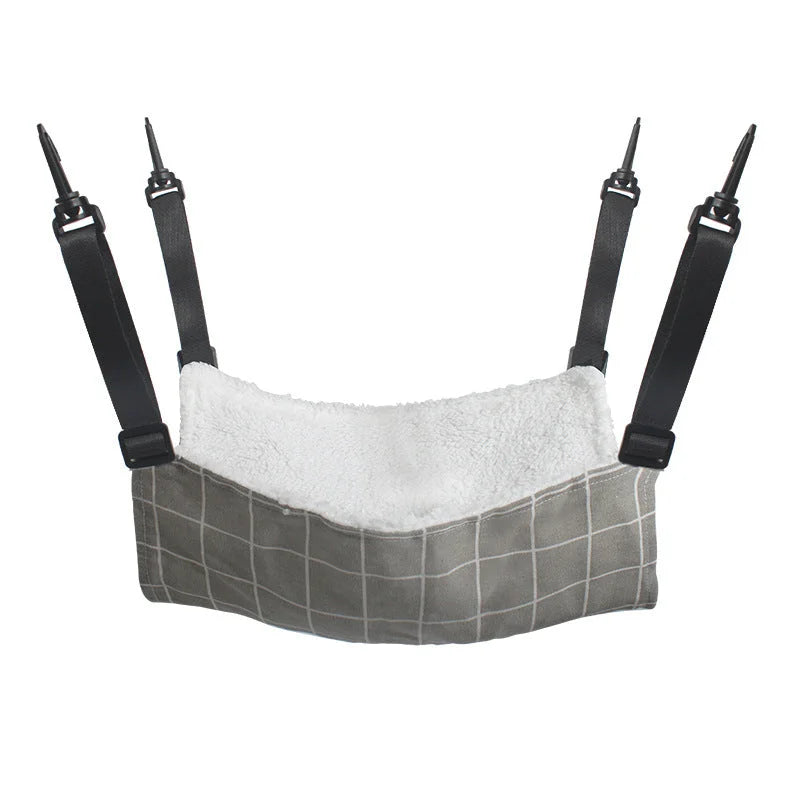 Cat Cage Hammock - Adjustable Double-Sided Pet Swing Bed