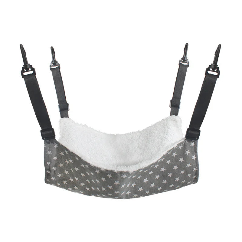 Cat Cage Hammock - Adjustable Double-Sided Pet Swing Bed