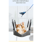 Cat Cage Hammock - Adjustable Double-Sided Pet Swing Bed