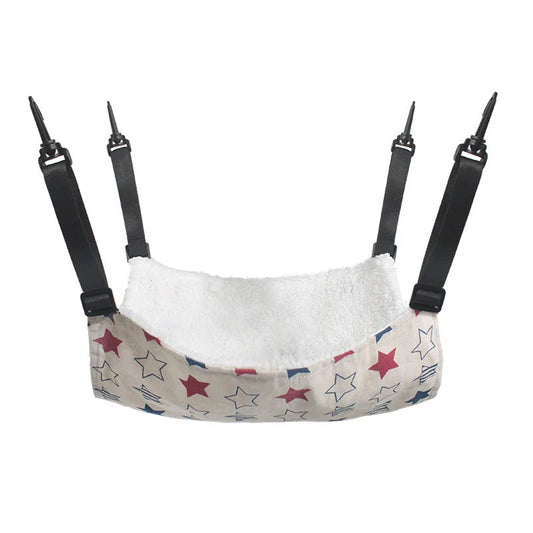 Cat Cage Hammock - Adjustable Double-Sided Pet Swing Bed