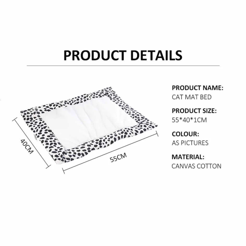 Cat Cozy Pad Heating Mat Self-Warming Bed Pet Cushion
