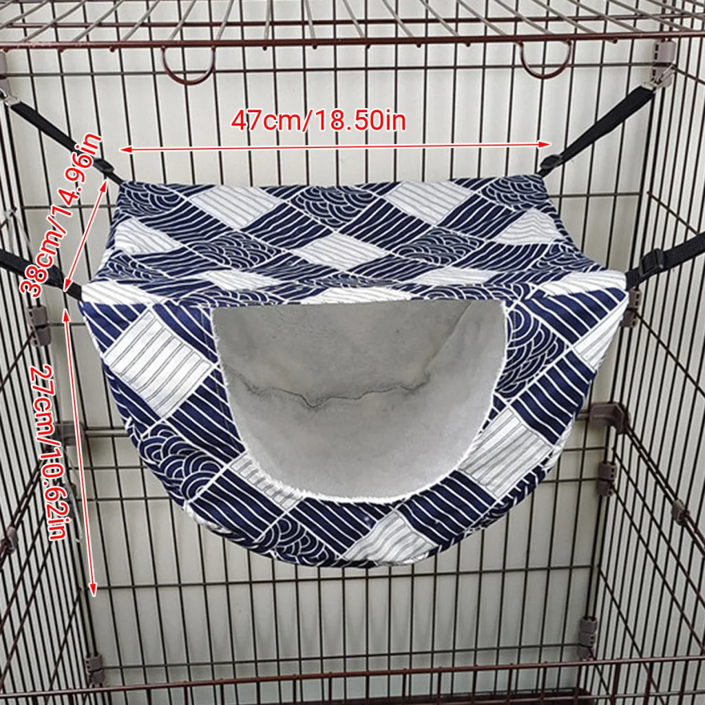 Cat Hammock Hanging Bed Cage Nest Soft Pet House Basket Cat