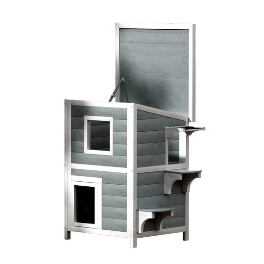 Wooden pet enclosure with metal enclosure panels and corner joins