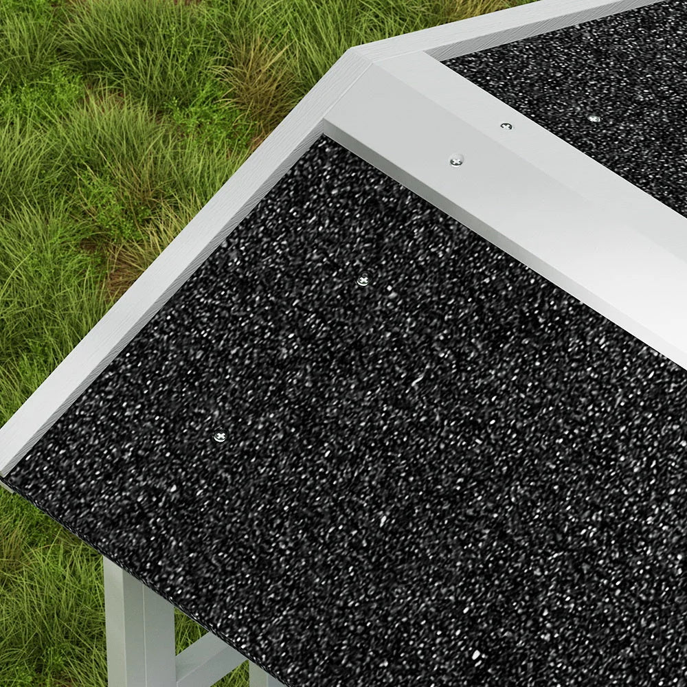 Cat House Outdoor Shelter 72x72x127CM Rabbit Hutch Wooden