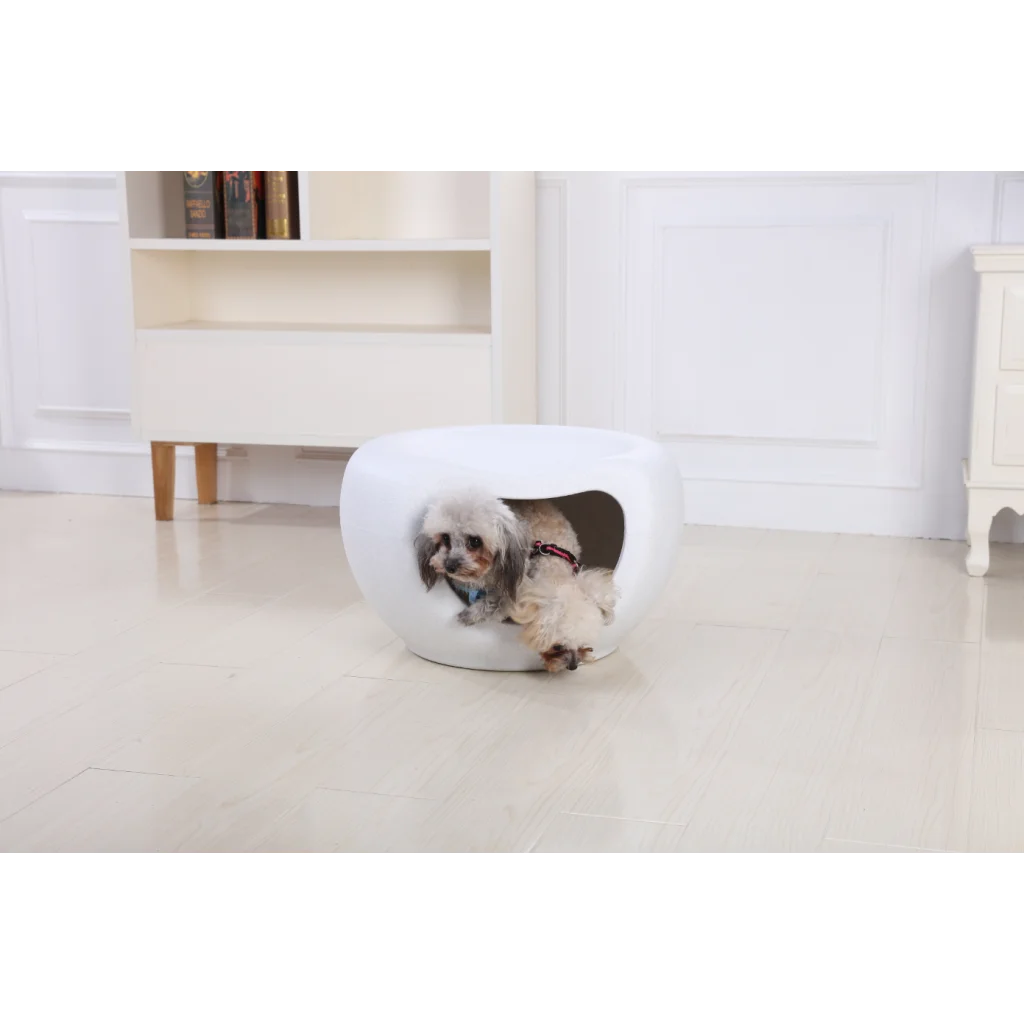 Cat Kitten Bed Cave Small Dog House Kennel Plastic Pet Pod