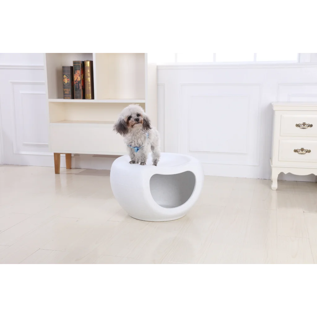 Cat Kitten Bed Cave Small Dog House Kennel Plastic Pet Pod