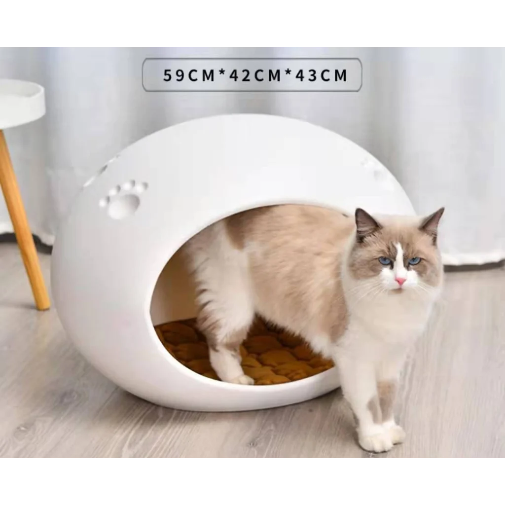 Cat Kitten Box Medium Cave Igloo Cat Bed House Dog Puppy