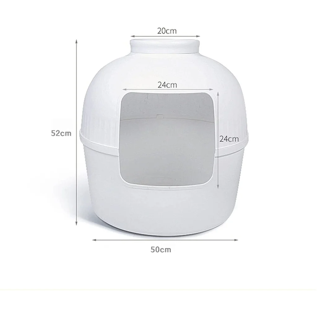 Cat Litter Box Multifunctional Pet House Semi-Enclosed